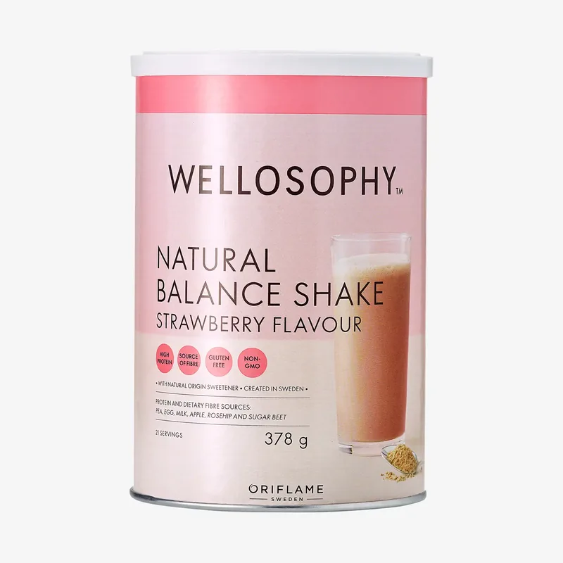 Batido Natural Balance Wellosophy sabor Fresa